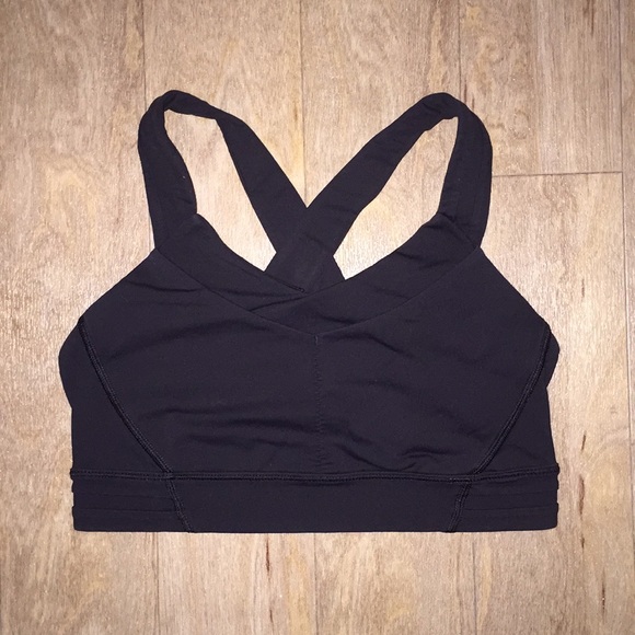 lululemon athletica Tops - Black Lululemon Run Stuff Bra